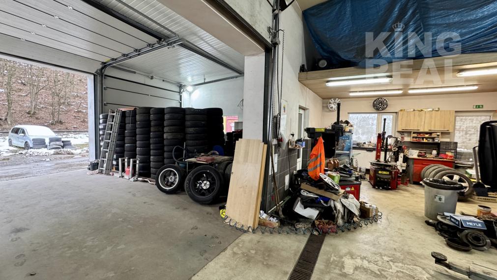 Na predaj areál autoservisu vhodný na okamžité podnikanie, Bardejovská Zábava, okr. Bardejov