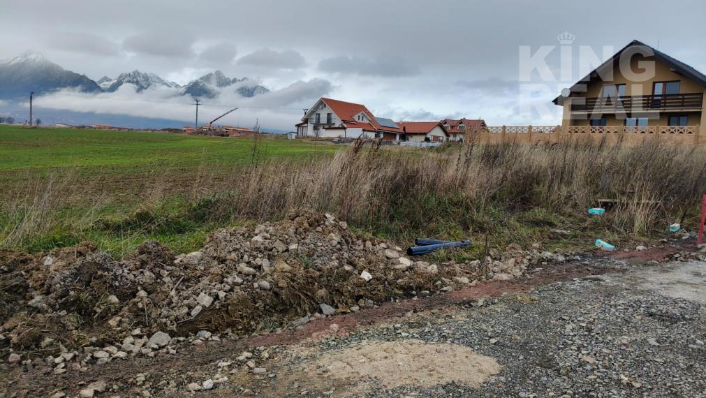 Stavebný pozemok v obci Mlynica, okr. Poprad s výhľadom na Tatry