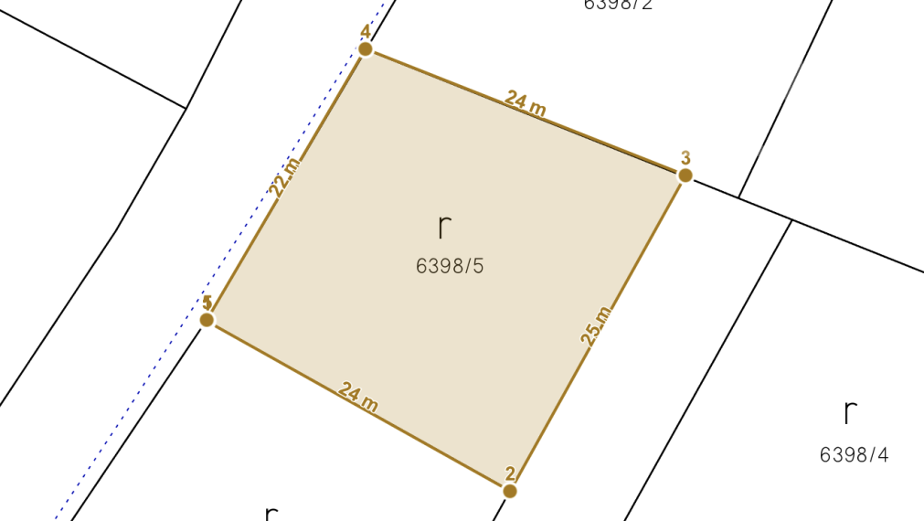 Stavebný pozemok v obci Mlynica, okr. Poprad s výhľadom na Tatry