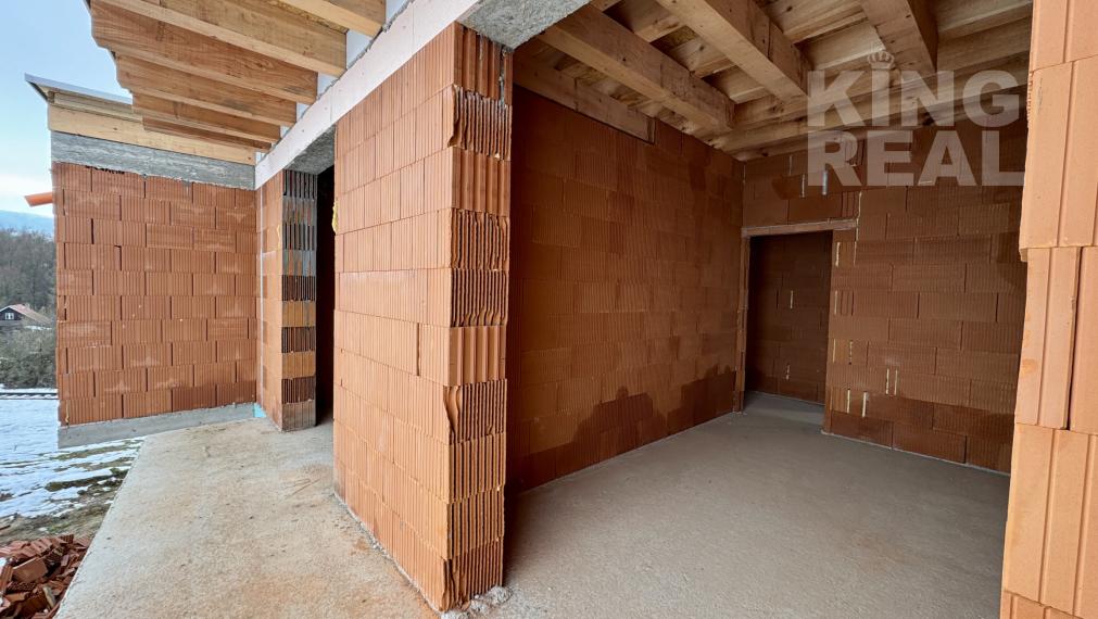 Moderné dvojpodlažné rodinné domy s veľkými terasami na predaj - novostavba v skvelej lokalite, Kľušovská Zábava, okr. Bardejov