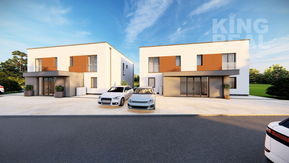 Moderné dvojpodlažné rodinné domy s veľkými terasami na predaj - novostavba v skvelej lokalite, Kľušovská Zábava, okr. Bardejov