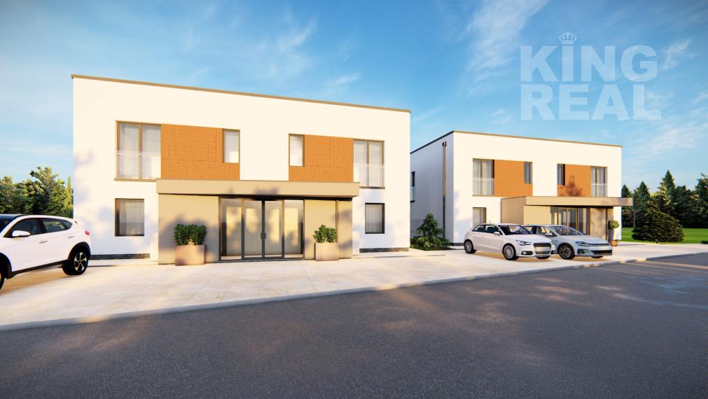 Moderné dvojpodlažné rodinné domy s veľkými terasami na predaj - novostavba v skvelej lokalite, Kľušovská Zábava, okr. Bardejov