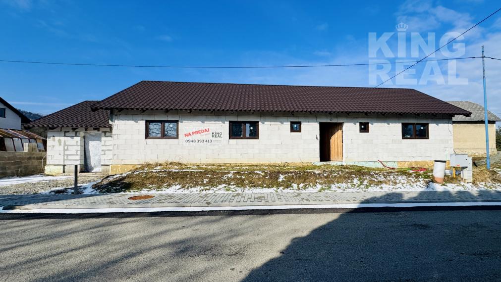 NOVOSTAVBA - Rodinný dom 4 izbový v obci Hertnik okr. Bardejov