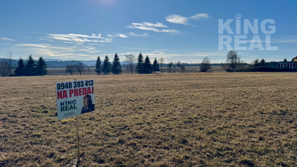Pozemok v obci Mengusovce s výhľadom na Tatry