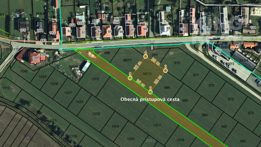 Pozemok v obci Mengusovce s výhľadom na Tatry