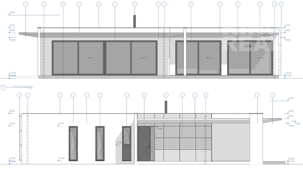 MONASTERY - 4-izbový bungalov s plochou strechou