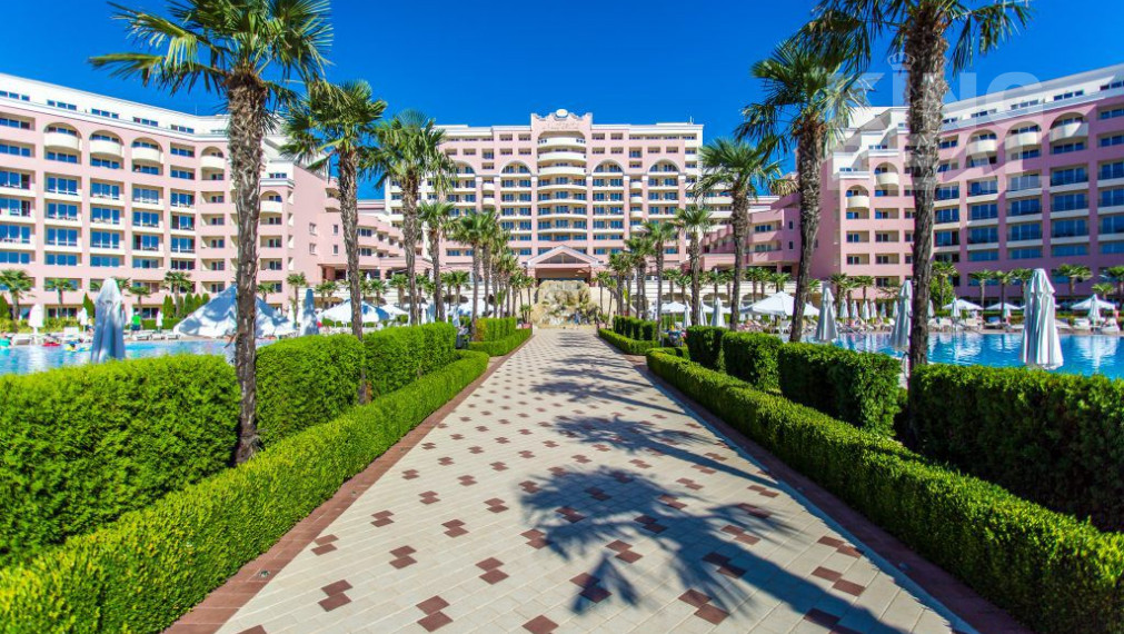 Štúdio v luxusnom DIT Majestic Beach Resort v 1. línií pri mori na Slnečnom pobreží v Bulharsku