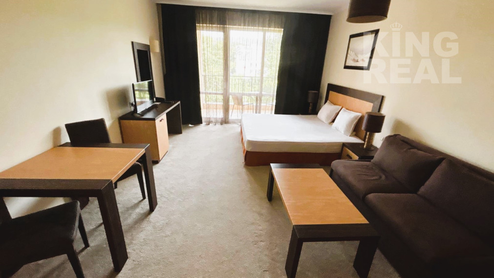 Štúdio v luxusnom DIT Majestic Beach Resort v 1. línií pri mori na Slnečnom pobreží v Bulharsku