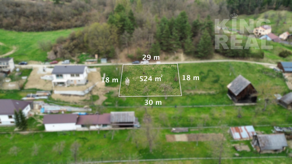 Stavebný pozemok s krásnym výhľadom v obci Rokytov okr. Bardejov