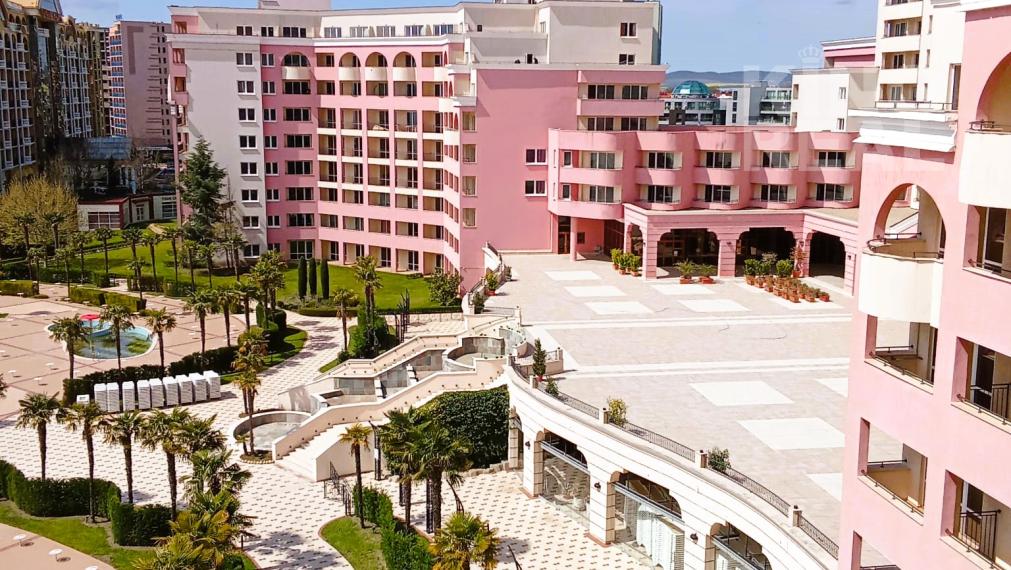 Apartmán 2+kk s výhľadom na more v DIT Majestic Beach Resort v 1. línií pri mori na Slnečnom pobreží v Bulharsku