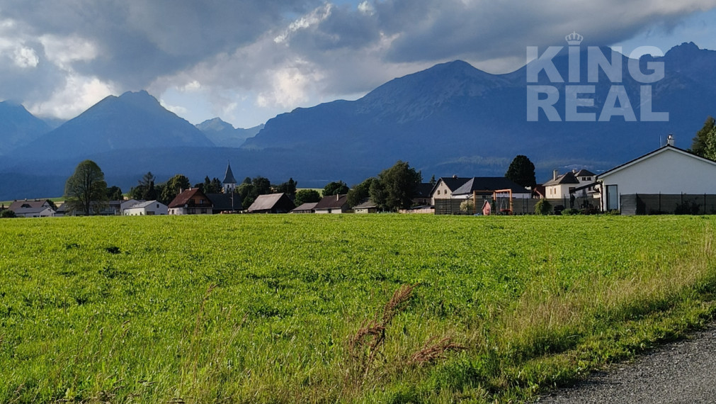 Pozemok s krásnym výhľadom na Tatry v obci MENGUSOVCE