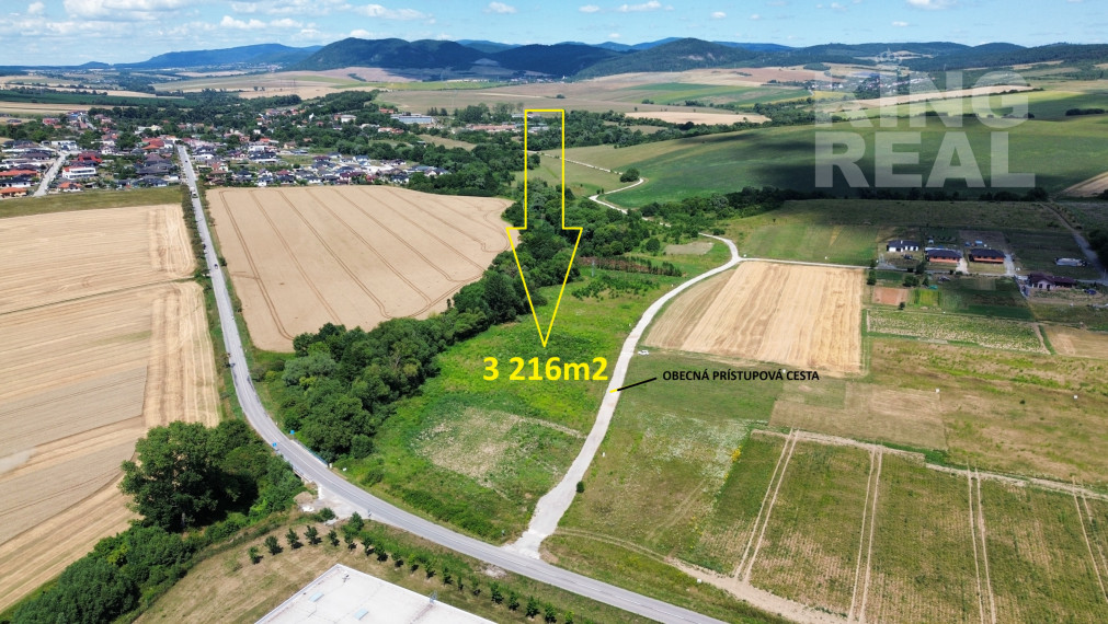 EXKLUZÍVNE NA PREDAJ: Stavebný pozemok pre IBV (3 216 m²) – Nová Polhora (Košice / Prešov)