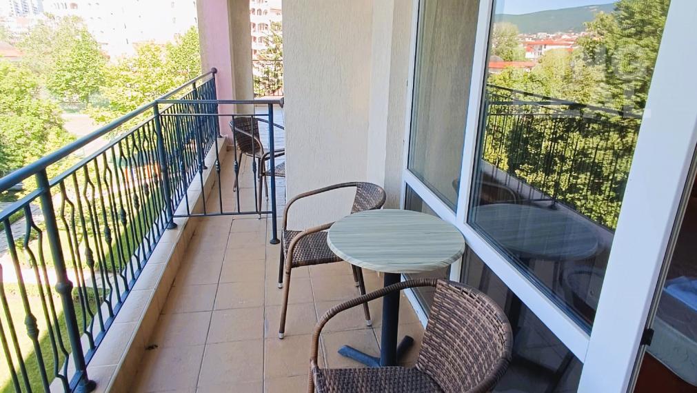 Štúdio v luxusnom DIT Majestic Beach Resort v 1. línií pri mori na Slnečnom pobreží v Bulharsku
