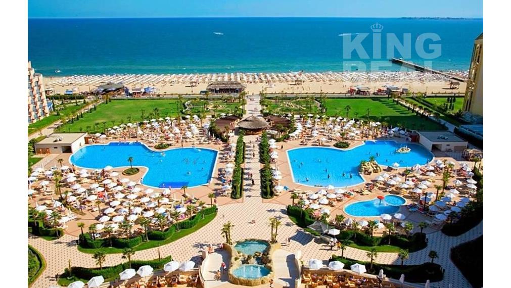 Štúdio v luxusnom DIT Majestic Beach Resort v 1. línií pri mori na Slnečnom pobreží v Bulharsku