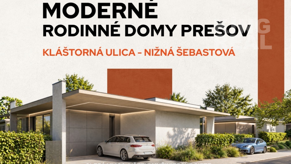 PREDAJ: Rodinné domy MONASTERY Prešov, Nižná Šebastová