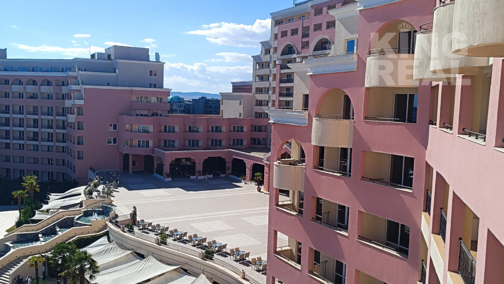 Apartmán 2+kk s výhľadom na more v DIT Majestic Beach Resort v 1. línií pri mori na Slnečnom pobreží v Bulharsku