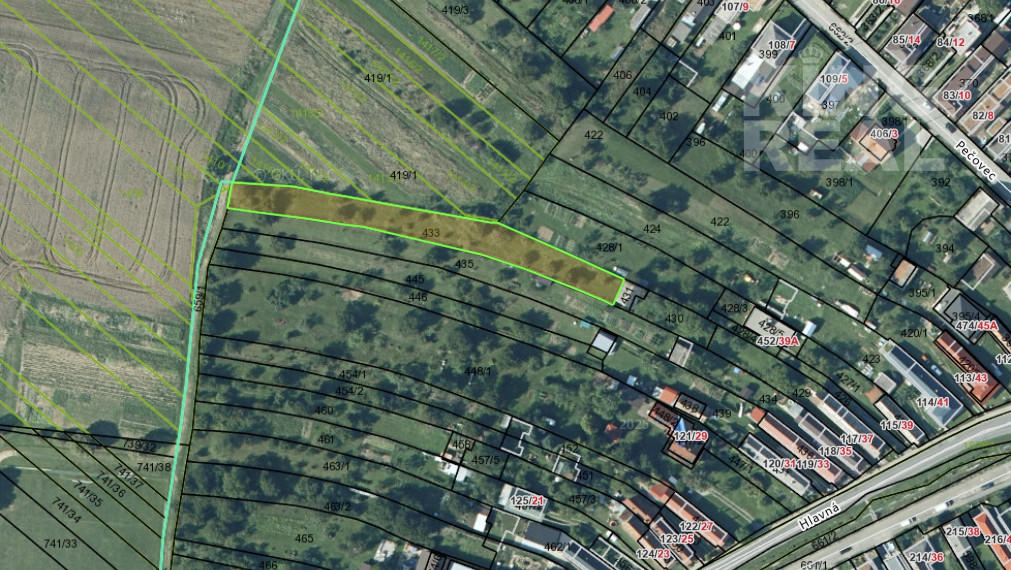 Na predaj stavebný pozemok, Ražňany, Sabinov