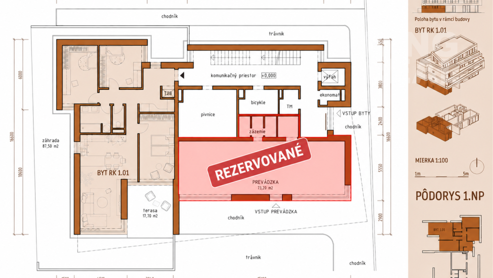 EXKLUZÍVNA PONUKA: Novostavba bytov v novom projekte REZIDENCIA KÚPEĽNÁ - Bardejov