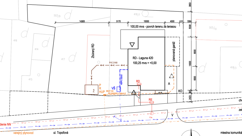 Pozemok 976 m² v Nitrianskom Hrádku so stavebným povolením
