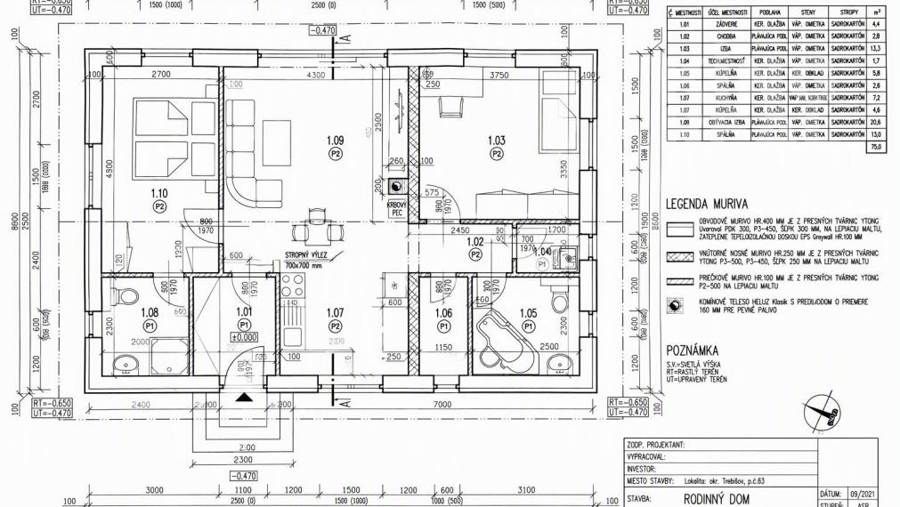 NA PREDAJ | NOVOSTAVBA - Trojizbový rodinný dom s pozemkom 946 m² – Lažany pri Prešove