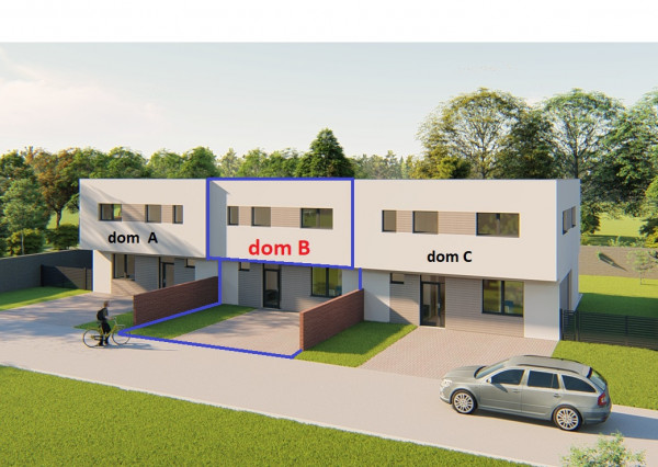 Poschodový dom v radovej zástavbe B Fintice