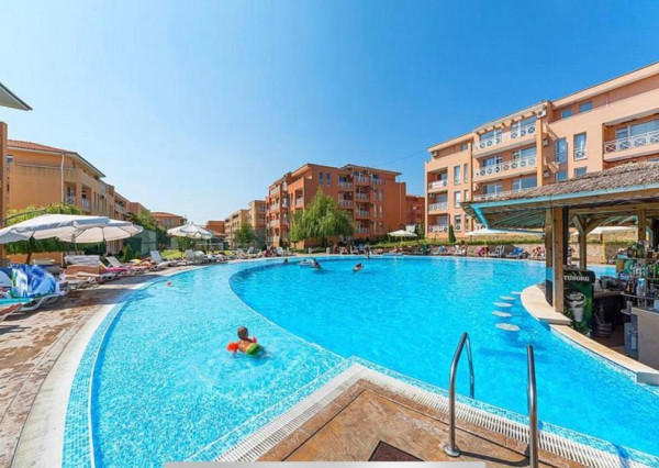 Štýlový 1 izbový apartmán v Sunny Day 6 na Slnečnom pobreží v Bulharsku