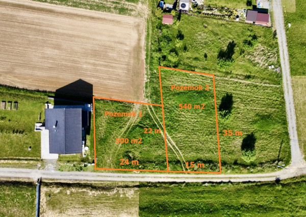 Stavebné pozemky v obci Vyšná Šebastová okr. Prešov