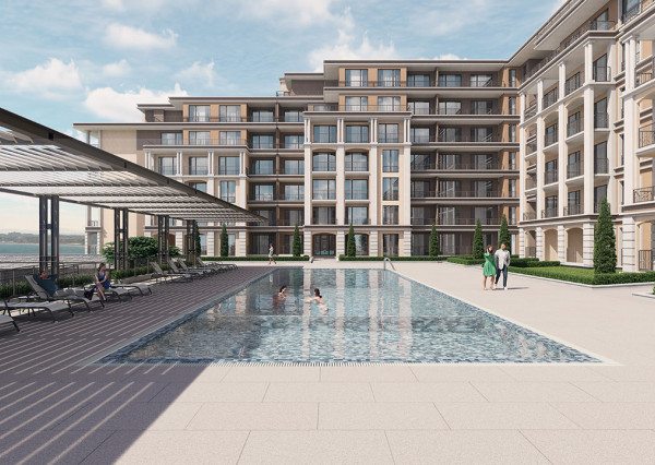 Apartmán 1kk v GREEN FORT SUITES na Slnečnom pobreží v Bulharsku - NA SPLÁTKY