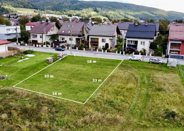 Stavebný pozemok 556 m2, ul. Pri štadióne, Bardejovská Nová Ves - REZERVOVANÉ
