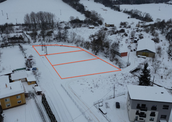 Stavebné pozemky na predaj v obci Ortuťová, okr. Bardejov