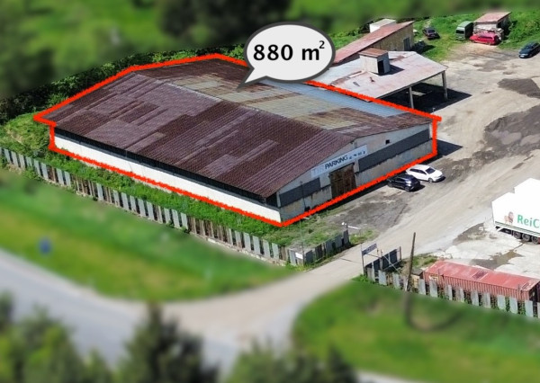 NA PRENÁJOM - Skladový priestor 880 m2, Giraltovce pri hlavnej ceste I/21
