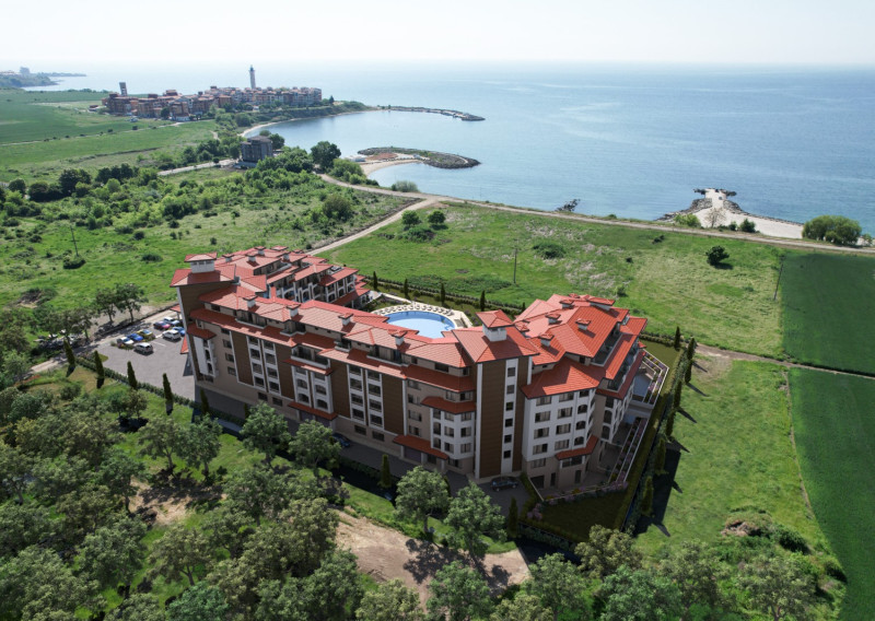 Apartmány v komplexe SOLE MARE v 1. línii na pobreží Aheloy v Bulharsku - Na splátky