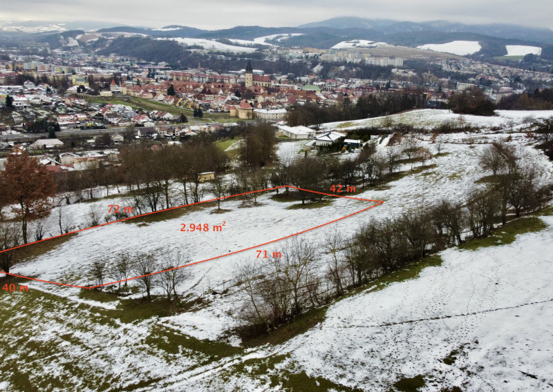 Pozemok v Bardejove - časť Postajok